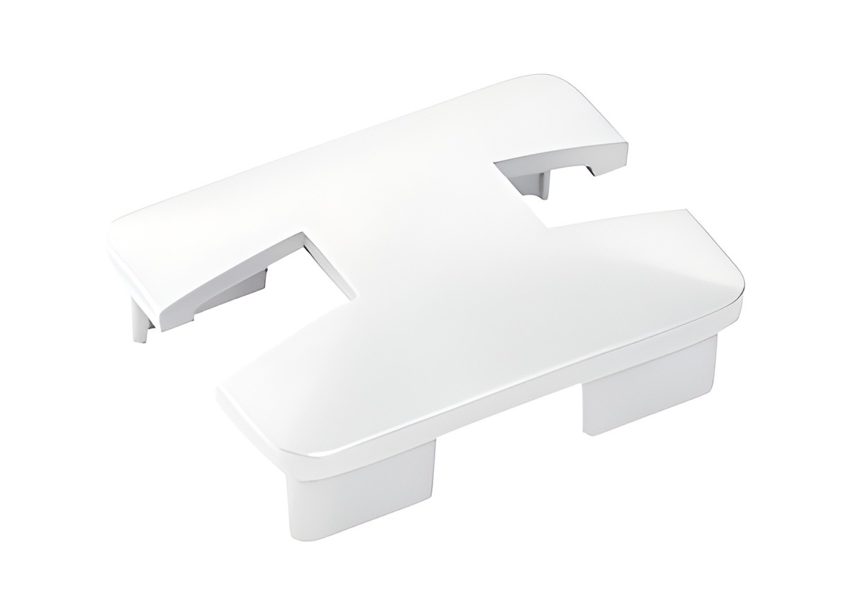 CRL NC1CW Sky White Notched Cap for 180 Center Post | thebuilderssupply.com